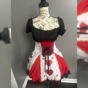 Queen of Hearts Women’s Medium Halloween Costume